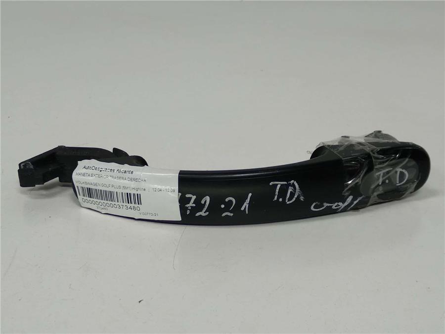 maneta exterior trasera derecha volkswagen golf plus (5m1) highline