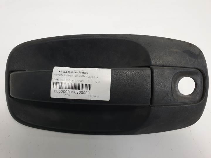 maneta exterior delantera derecha opel vivaro combi 2.7t corto
