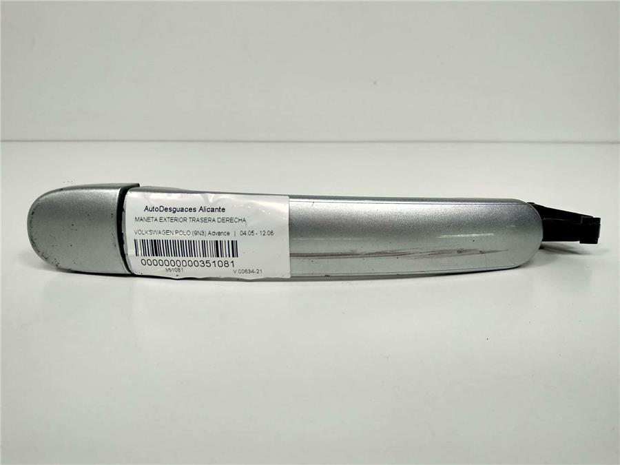 maneta exterior trasera derecha volkswagen polo (9n3) advance