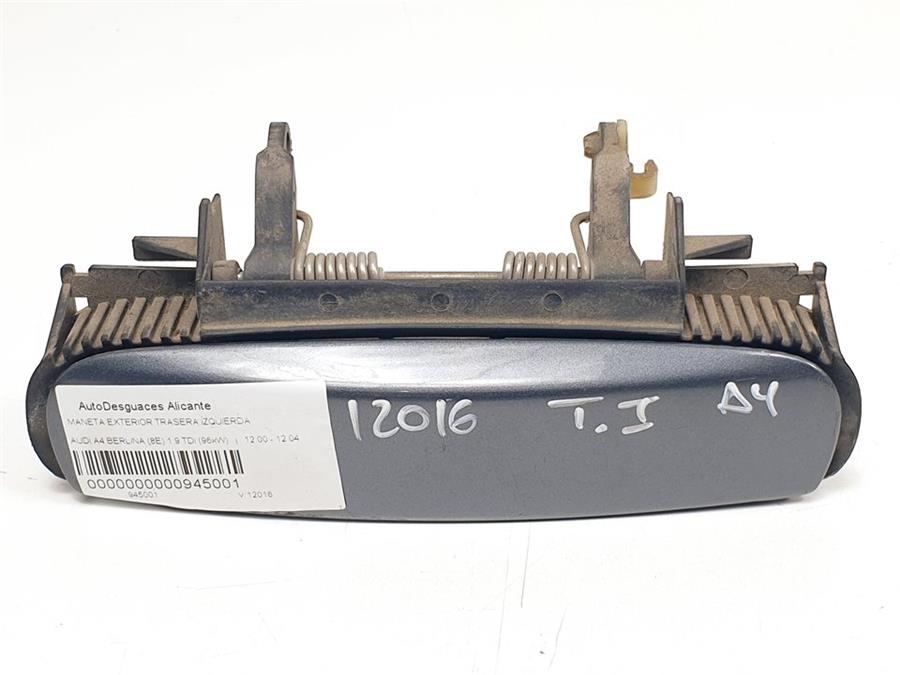 maneta exterior trasera izquierda audi a4 berlina (8e) 1.9 tdi 130 cv