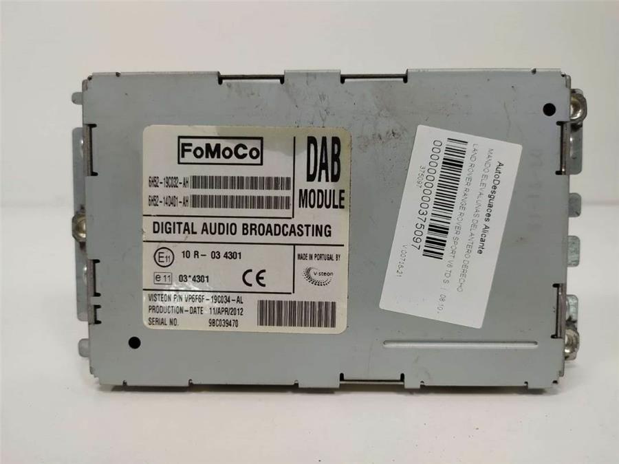modulo electronico land rover range rover sport (l320) v6 td s