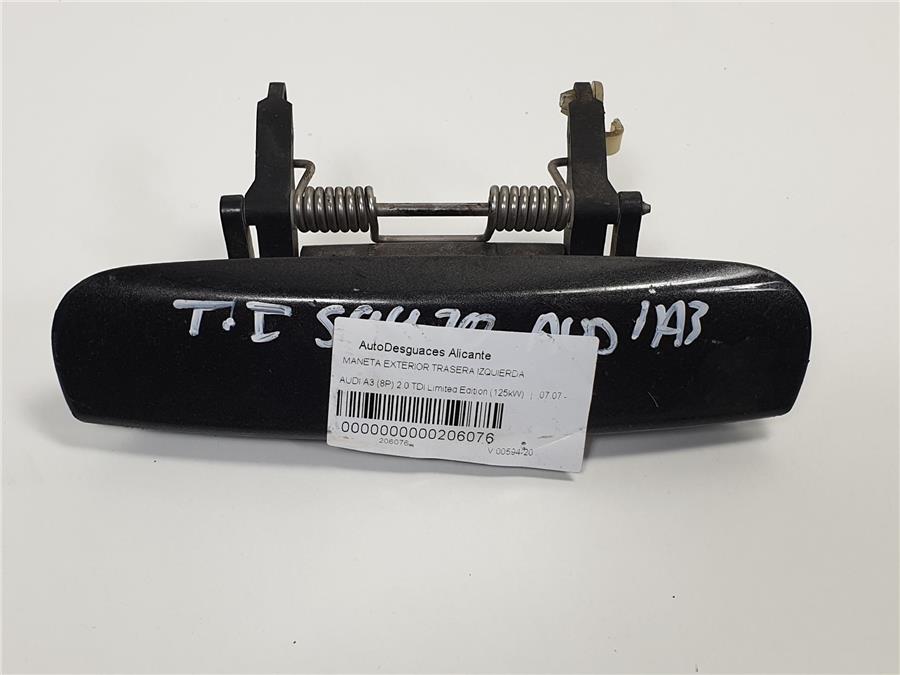 maneta exterior trasera izquierda audi a3 (8p) 2.0 tdi limited edition (125kw)