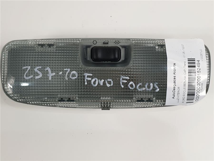 luz interior techo ford focus berlina 1.6 16v (101 cv)