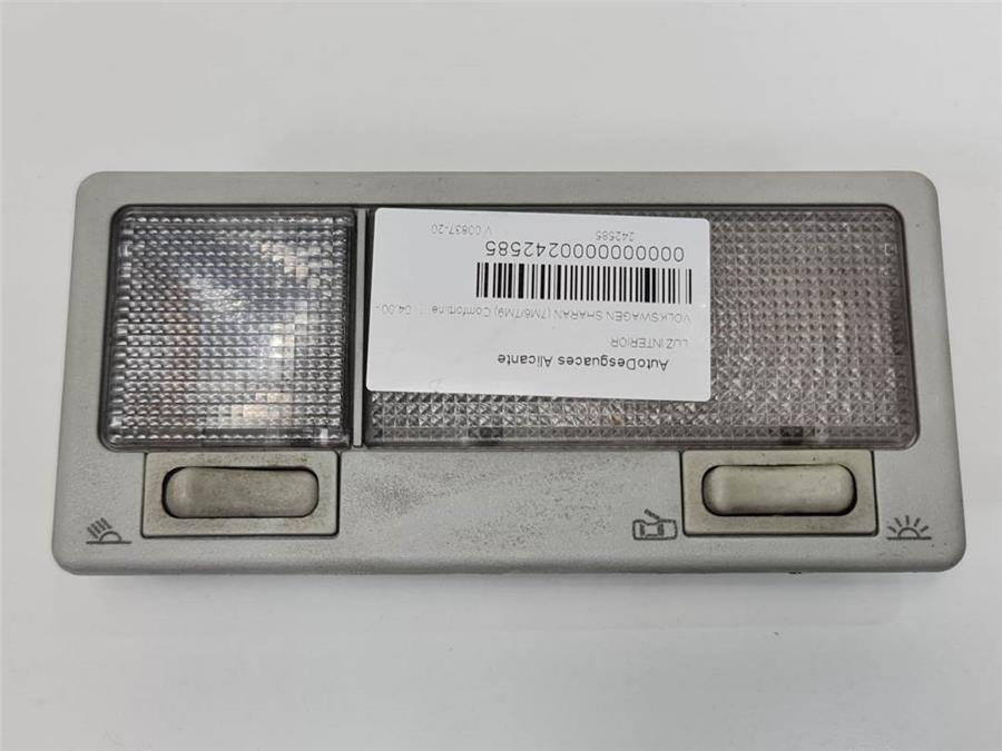 luz interior techo volkswagen sharan (7m6/7m9) comfortline tdi 115 cv tiptronic