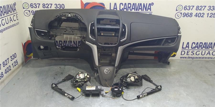 kit airbag opel zafira tourer c 1.4 (75) 140cv 1364cc