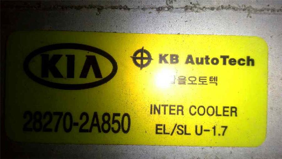 Intercooler KIA SPORTAGE 1.7 CRDI