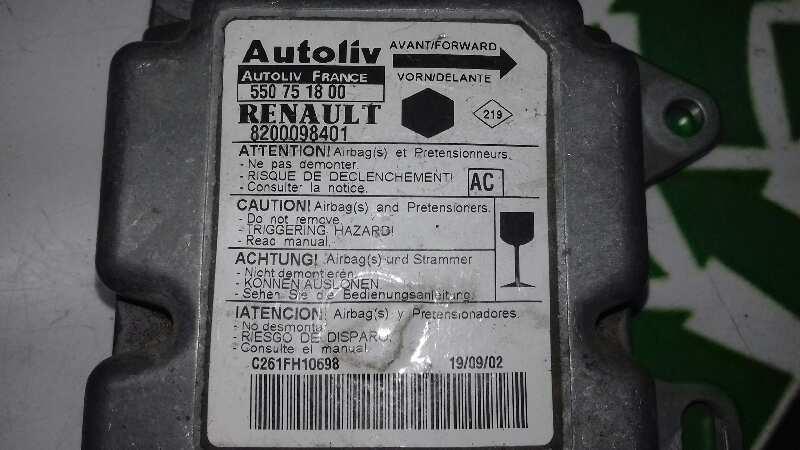 centralita airbag renault kangoo 4x4 1.6 16v (95 cv)