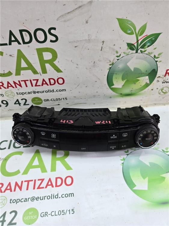 mandos climatizador mercedes benz clase e (bm 211) berlina e 300 cdi bluetec (211.024)