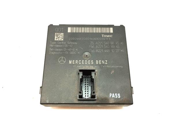 modulo electronico mercedes benz clase s (bm 221) lim. (06.2005 >) 3.0 s 320 cdi (221.022) [3,0 ltr.   173 kw cdi cat]