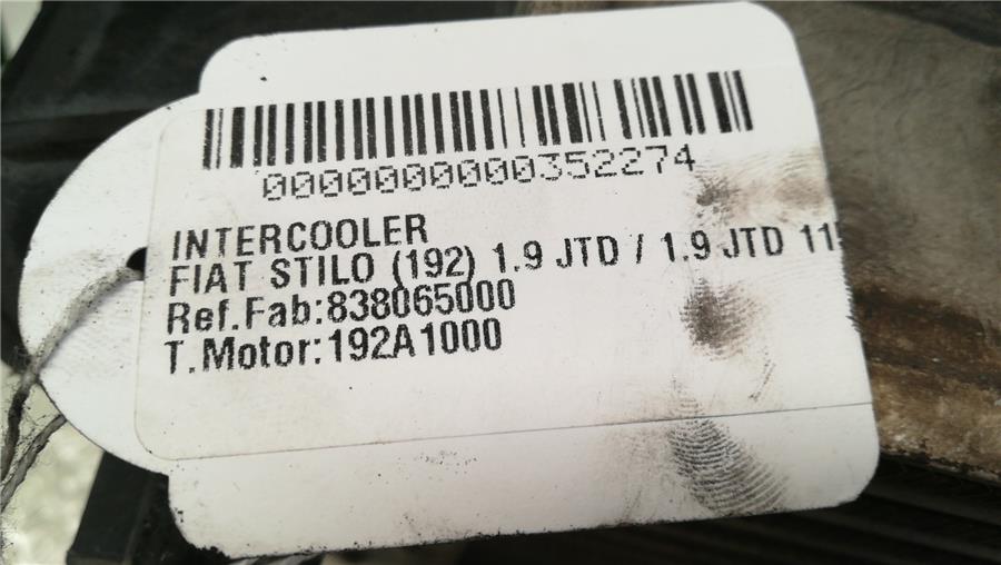 Intercooler FIAT STILO 192A1000