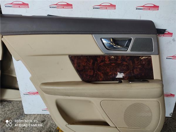 guarnecido puerta trasera izquierda jaguar xf (2008 >) 3.0 v6 diesel luxury [3,0 ltr.   177 kw v6 diesel cat]