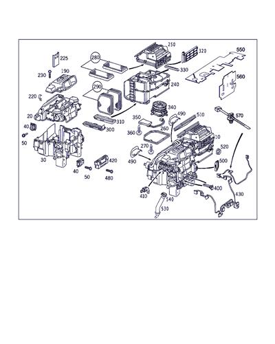 ventilador calefaccion mercedes benz clase s (bm 220) berlina (07.1998 >) 4.0 400 cdi (220.028) [4,0 ltr.   184 kw cdi 32v cat]
