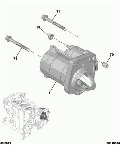 Motor Arranque Citroen C3 Picasso