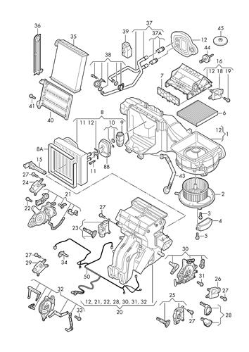 ventilador calefaccion seat leon st 5f8 (10.2013 >) 1.5 xcellence edition [1,5 ltr.   110 kw 16v tsi act]