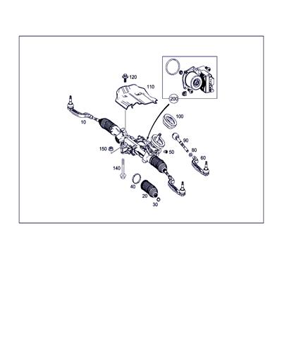 cremallera direccion asistida mercedes benz clase a (bm 176)(06.2012 >) 2.1 a 200 d motorsport edition (176.008) [2,1 ltr.   100 kw cdi cat]