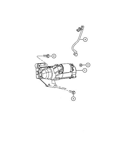 motor arranque dodge caliber (pm)(2006 >) 2.0 s [2,0 ltr.   103 kw 16v crd cat]