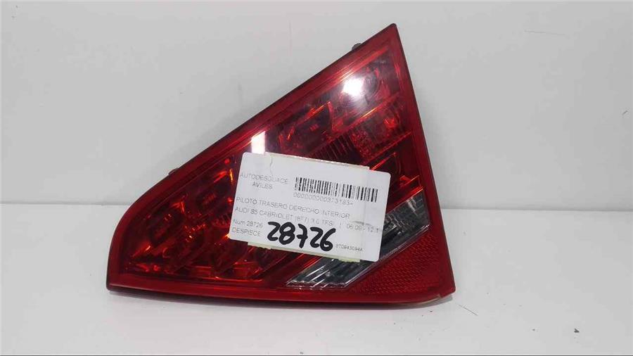 piloto trasero derecho audi s5 cabriolet (8f7) 3.0 tfsi
