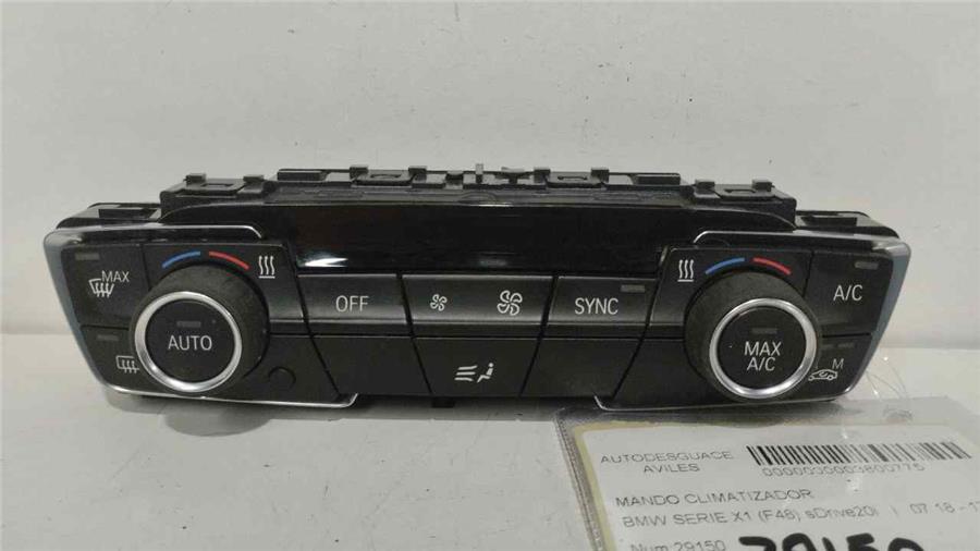 mandos climatizador bmw serie x1 (f48) sdrive20i