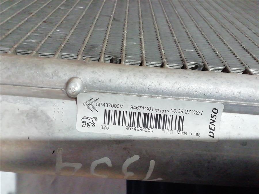 radiador aire acondicionado citroen c elysee 1.6 bluehdi 100 99cv 1560cc