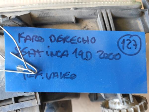 Faro Delantero Derecho Seat Inca 1.9