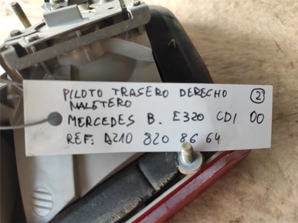 piloto porton trasero derecho mercedes benz clase e (bm 210) berlina (05.1995 >) e 320 cdi (210.026)