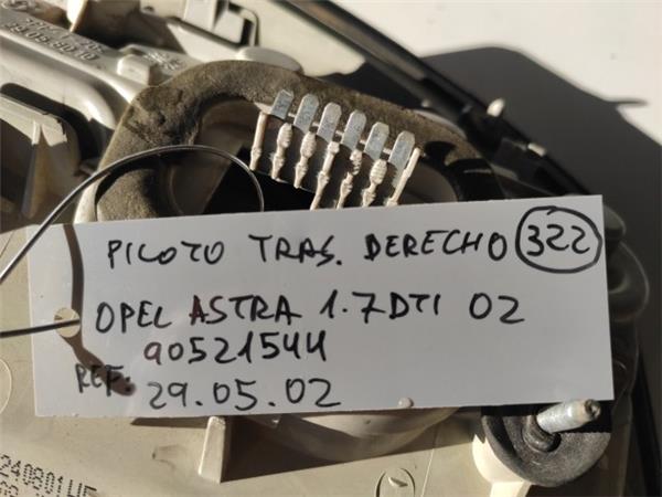 piloto trasero derecho opel astra g berlina (1998 >) 1.7 comfort [1,7 ltr.   55 kw 16v dti cat (y 17 dt / lr6)]
