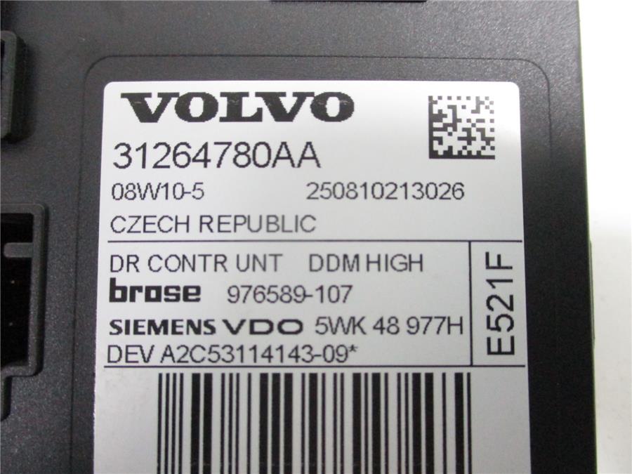 Mecanismo Elevalunas Delantero VOLVO