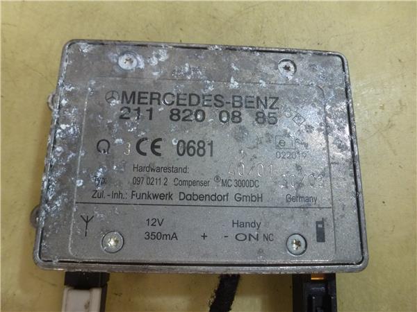 centralita check control mercedes benz clase