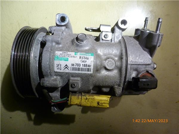 compresor aire acondicionado peugeot 207 (2006 >) 1.4 confort [1,4 ltr.   70 kw 16v vti cat (8fs / ep3)]