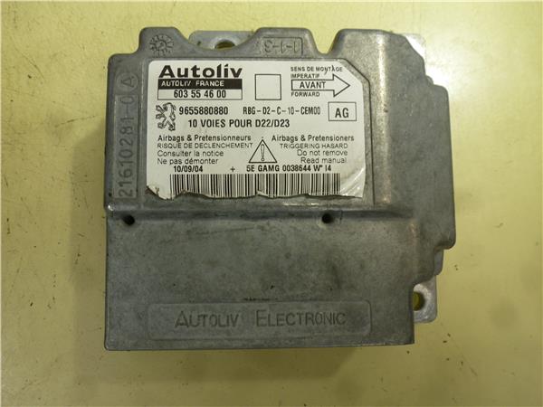 centralita airbag peugeot 407 (2004 >) 2.0 hdi 135