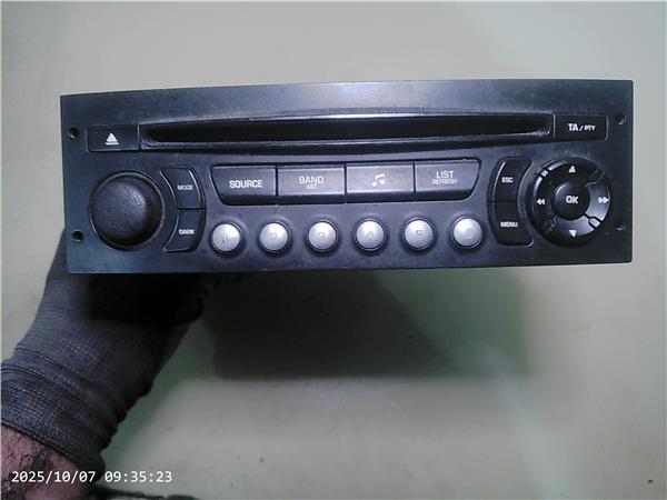 radio / cd peugeot 307 break/ sw (s2)(06.2005 >) 1.6 d sign [1,6 ltr.   66 kw 16v hdi]