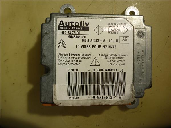 centralita airbag citroen xsara berlina 1997
