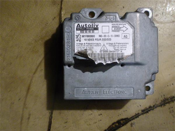 centralita airbag peugeot 407 2004 22 st con