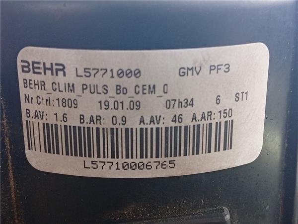 motor calefaccion citroen c5 tourer (2008 >) 2.0 business class [2,0 ltr.   103 kw hdi fap]