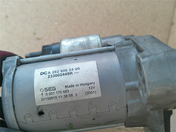 motor arranque mercedes benz clase a bm 177 s