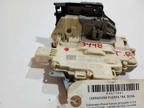 cerradura puerta trasera derecha volkswagen p