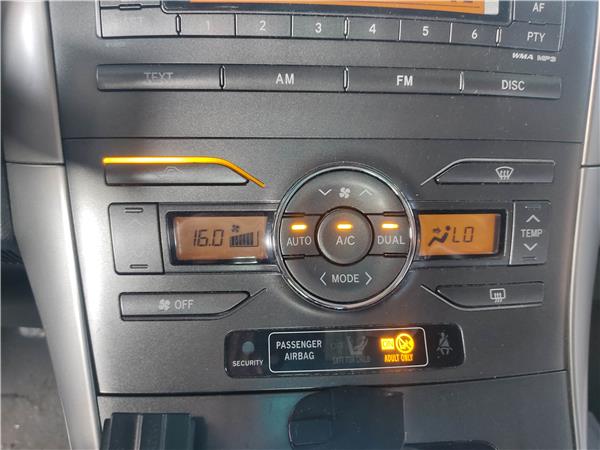 mandos climatizador toyota auris e15 102006