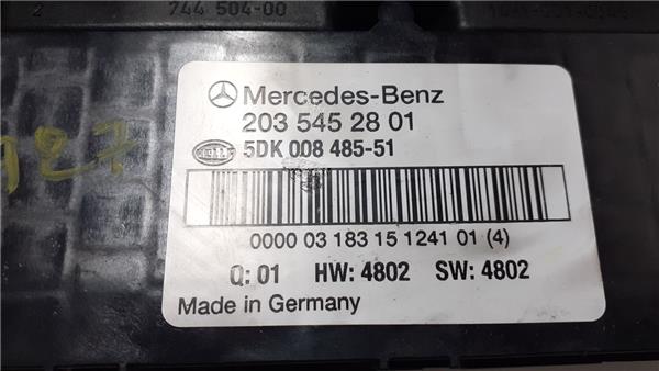 caja reles mercedes benz clase c bm 203 famil