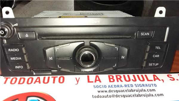 radio / cd audi a4 berlina (8k2)(2008 >) 2.0 basis [2,0 ltr.   105 kw 16v tdi]