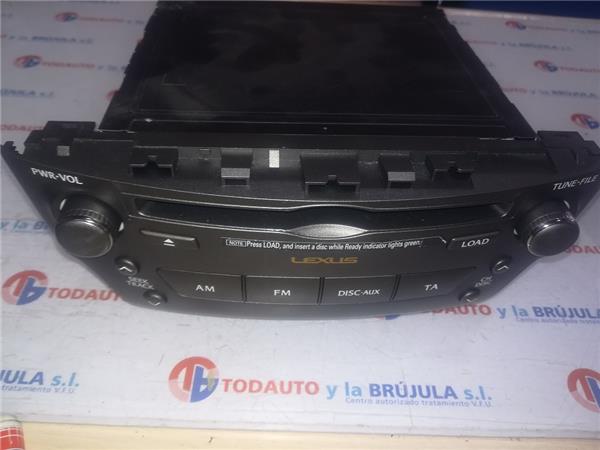 radio / cd lexus is (ds2/is2)(2005 >) 2.2 220d [2,2 ltr.   130 kw d cat]