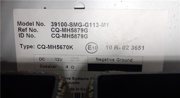 radio cd honda civic viii hatchback fn fk 14