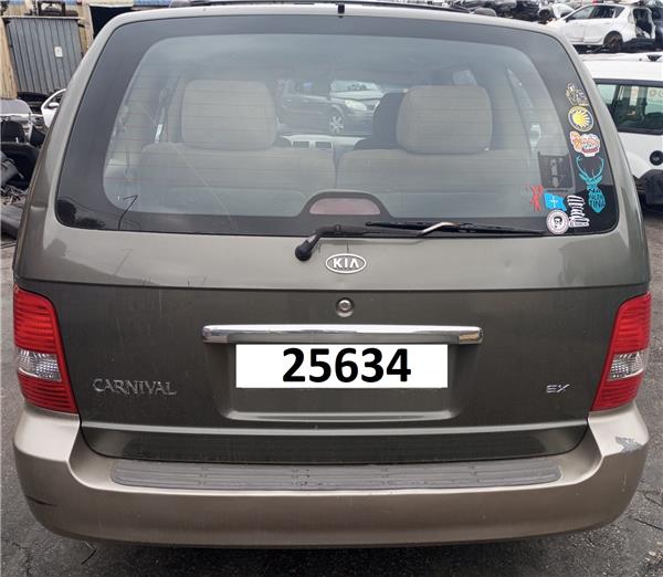 paragolpes trasero kia carnival (1999 >) 2.9 td