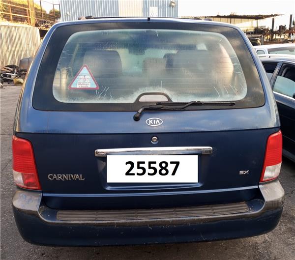 paragolpes trasero kia carnival (1999 >) 2.9 td