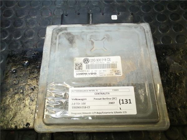 centralita volkswagen passat berlina (3c2)(2005 >) 2.0 tdi 16v