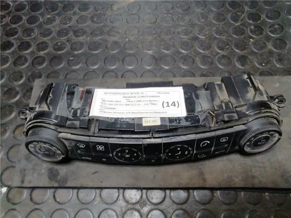 mandos climatizador mercedes benz clase e (bm 211) berlina (01.2002 >) 2.2 e 220 cdi (211.006) [2,2 ltr.   110 kw cdi cat]