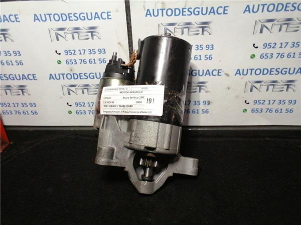 motor arranque citroen xsara berlina (1997 >) 2.0 hdi 90