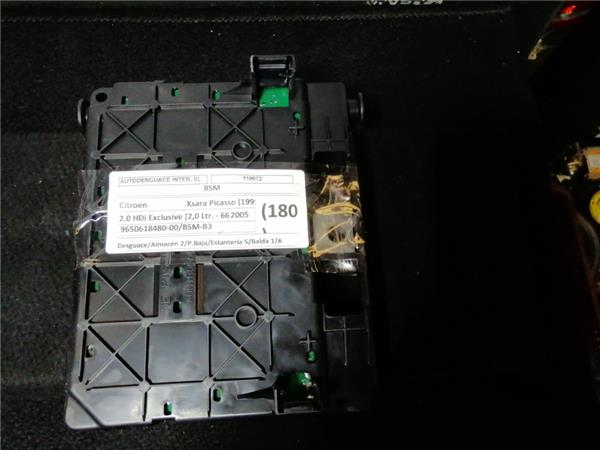 bsm citroen xsara picasso (1999 >) 2.0 hdi exclusive [2,0 ltr.   66 kw hdi cat (rhy / dw10td)]