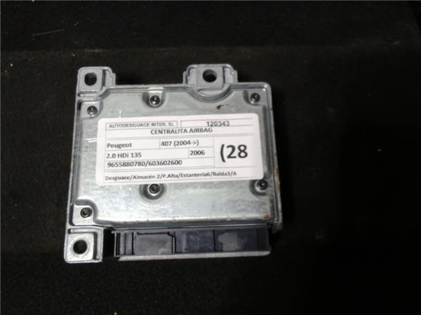 centralita airbag peugeot 407 (2004 >) 2.0 hdi 135