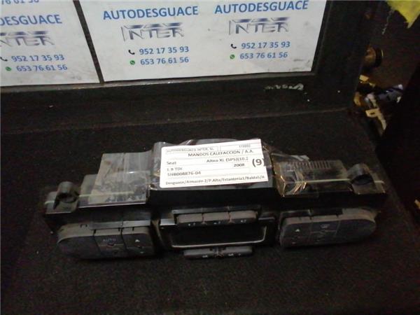 mandos calefaccion / aire acondicionado seat altea xl (5p5)(10.2006 >) 1.9 tdi