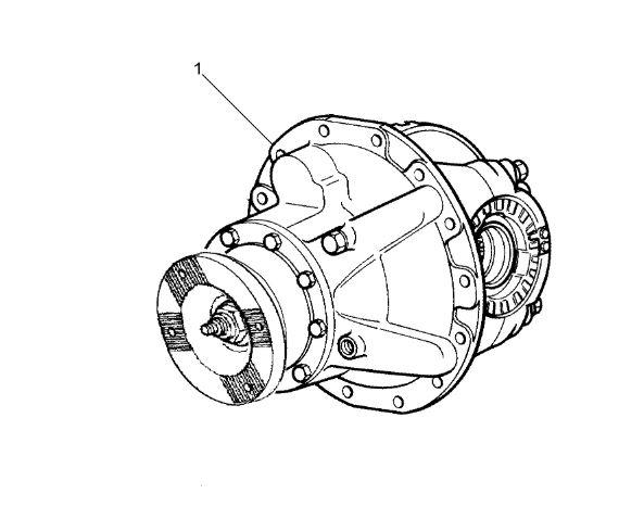 grupo diferencial puente trasero renault kerax e3 (2002 >) 300.26 (6x4) hormigonera